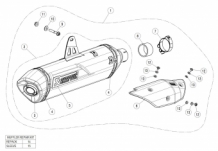 Akrapovic Slip-on Line Titanium Einddemper met Euro4 Keuring Triumph Tiger 900 2020