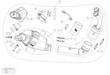 Akrapovic Racing Line Titanium Compleet Uitlaatsysteem met E-keur Yamaha Tracer 700 / GT 2020 > 2021
