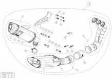 Akrapovic Racing Line Titanium Compleet Uitlaatsysteem met E-keur Yamaha MT-09 2021