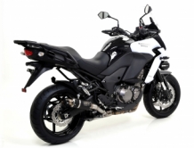 Arrow GP2 RVS Black Einddemper zonder E-keur Kawasaki Versys 1000 2015 > 2016