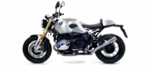 Arrow Pro-Race Full Titanium einddemper met E-keur incl. Linkpipe BMW RnineT 2014 2019
