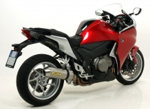 Arrow Race Tech Titanium Einddemper met E-keur Honda VFR1200F 2010-2016