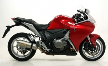 Arrow Race Tech Titanium Einddemper met E-keur Honda VFR1200F 2010-2016