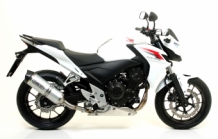 Arrow Race-Tech Aluminium Einddemper met E-keur incl. Linkpipe Honda CB 500 F 2013 > 2015