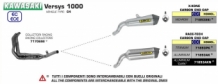 Arrow X-Kone Nichrom Slip-on Einddemper met Carbon Endcap Euro4 gekeurd Kawasaki Versys 1000 2019 2020
