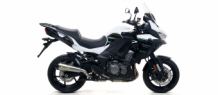 Arrow X-Kone Nichrom Slip-on Einddemper met Carbon Endcap Euro4 gekeurd Kawasaki Versys 1000 2019 2020