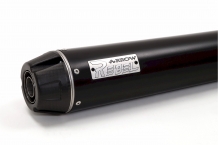 Arrow Rebel 2-1 Compleet Uitlaatsysteem RVS Black met E-keur Kawasaki S650 Vulcan 2014 2016