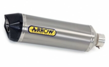 Arrow Maxi Race-Tech Titanium met Carbon Endcap Einddemper met E-keur Honda CRF 1000 L Africa Twin 2016 > 2019