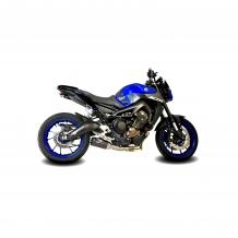 Austin Racing GP3 Decat System met GP1R Carbon Einddemper zonder E-keur Yamaha MT09 2014 2019