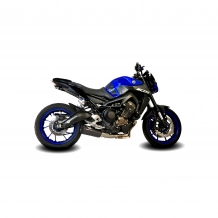 Austin Racing GP3 Decat System met GP1R Carbon Einddemper zonder E-keur Yamaha MT09 2014 2019
