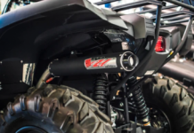 Big Gun Evo U Aluminium Black Slip-on Einddemper Yamaha Grizzly 700 / EPS 2007 > 2020