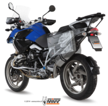 Mivv Speed Edge RVS met Carbon Endcap Slip-on Einddemper met E-keur BMW R 1200 GS 2008 2009