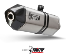 Mivv Speed Edge RVS met Carbon Endcap Slip-on Einddemper met E-keur BMW R 1200 GS 2008 2009