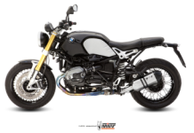 Mivv Speed Edge RVS met Carbon Endcap Slip-on Einddemper met E-keur Euro3 en Euro4 BMW R NINE T 2014 2019