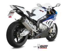 Mivv Speed Edge RVS met Carbon Endcap Slip-on Einddemper met E-keur Euro3 BMW S 1000 RR 2015 2016