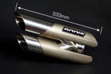 Bodis Duobolico Titanium Einddemper met E-keur Ducati Multistrada 1200 - S 2010 2014