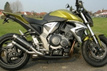 Bodis GPX2-S RVS Black Dubbele Einddemper met E-keur Honda CB 1000 R 2008 2017