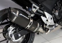 Bodis P-Tec II RVS Black Einddemper met E-keur Honda CB 500 X 2013 2015