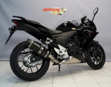 Bodis P-Tec II RVS Black Einddemper met E-keur Honda CBR 500 R 2013 2015