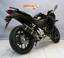 Bodis P-Tec II RVS Black Einddemper met E-keur Honda CBR 500 R 2013 2015