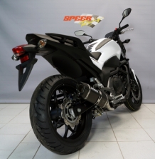 Bodis Penta-Tec II RVS Black Einddemper met E-keur Honda NC 700 S / X 2012 2013
