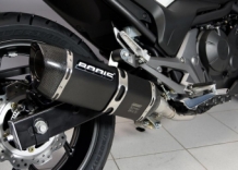 Bodis Penta-Tec II RVS Black Einddemper met E-keur Honda NC 700 S / X 2012 2013