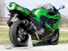 Bodis Penta-Tec RVS Black Einddemper Set (L+R) met E-keur incl. Kat. Kawasaki ZZR 1400 2012 2020