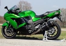 Bodis Penta-Tec RVS Black Einddemper Set (L+R) met E-keur incl. Kat. Kawasaki ZZR 1400 2012 2020