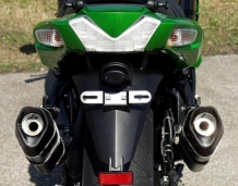 Bodis Penta-Tec RVS Black Einddemper Set (L+R) met E-keur incl. Kat. Kawasaki ZZR 1400 2012 2020