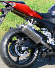 Bodis SB1-S Titanium Einddemper Set (L+R) met E-keur Suzuki GSX-R 1000 2007 2008