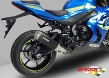 Bodis V4-M-GE RVS Black Einddemper met E-keur Suzuki GSX-R 1000 2017 2020