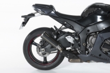 BOS SSEC RR Carbon Steel Einddemper met E-keur Kawasaki ZX 10R 2011 > 2015