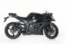 BOS SSEC RR Carbon Steel Einddemper met E-keur Kawasaki ZX 10R 2011 > 2015