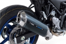BOS Street Fox Carbon Steel Einddemper met Euro4 Keuring incl. Color Kit Suzuki SV 650 2016 > 2020