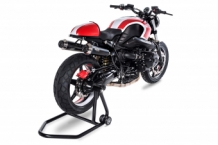 BOS SSEC GT (2-2) Carbon Steel Einddemper Set met Euro4 Keuring BMW R nine T (alle Modellen) 2017- 2019