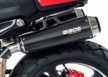 BOS SSEC GT (2-2) Carbon Steel Einddemper Set met Euro4 Keuring BMW R nine T (alle Modellen) 2017- 2019