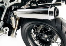 BOS SSEC GT (2-2) RVS Polished Einddemper Set met Euro4 Keuring BMW R nine T (alle Modellen) 2017- 2019