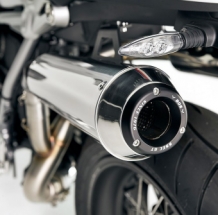 BOS SSEC GT (2-2) RVS Polished Einddemper Set met Euro4 Keuring BMW R nine T (alle Modellen) 2017- 2019