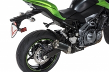 BOS SSEC RR Carbon Steel Einddemper zonder E-keur incl. Heatshield Kawasaki Z 900 2017 > 2019