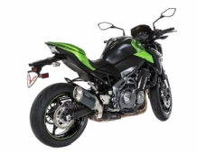 BOS Street Fox Carbon Steel Einddemper met Euro4 Keuring Kawasaki Z 900 2017 > 2019