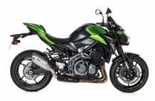 BOS Street Fox Shot Blasted RVS Matt Einddemper met Euro4 Keuring incl. Heatshield Kawasaki Z 900 2017 > 2019