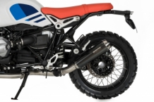 BOS SSEC Carbon Steel Einddemper Low zonder E-keur BMW RnineT 2017 2020