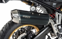 BOS Dunefox Carbon Steel Einddemper met Euro4 Keuring BMW F 850 GS 2017- 2019
