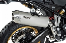 BOS Dunefox RVS Matt Einddemper met Euro4 Keuring BMW F 850 GS 2017- 2019