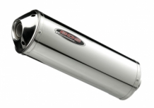 BOS GP-2 RVS Polished Einddemper met E-keur Suzuki GSX 650 F 2008-2016