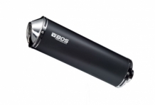 BOS Oval 120B Black Edition Einddemper met E-keur BMW F 650 GS 2008-2013