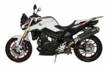 BOS Oval 120 Carbon Steel Slip-on Einddemper met E-keur BMW F800R 2009 2016
