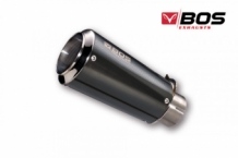BOS SSEC RR Carbon Steel Einddemper met E-keur BMW S 1000 R  2014-2016