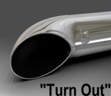 ByKern Premium RVS Polished Dubbele Einddemper met E-keur incl. regelbaar geluidssysteem HD Dyna FXDF / FXDLS / FXDWG  2008 2017