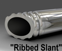 ByKern Premium RVS Polished Einddemper Set (L+R) met regelbaar geluidssysteem met E-keur Harley Davidson Touring 2009 > 2016